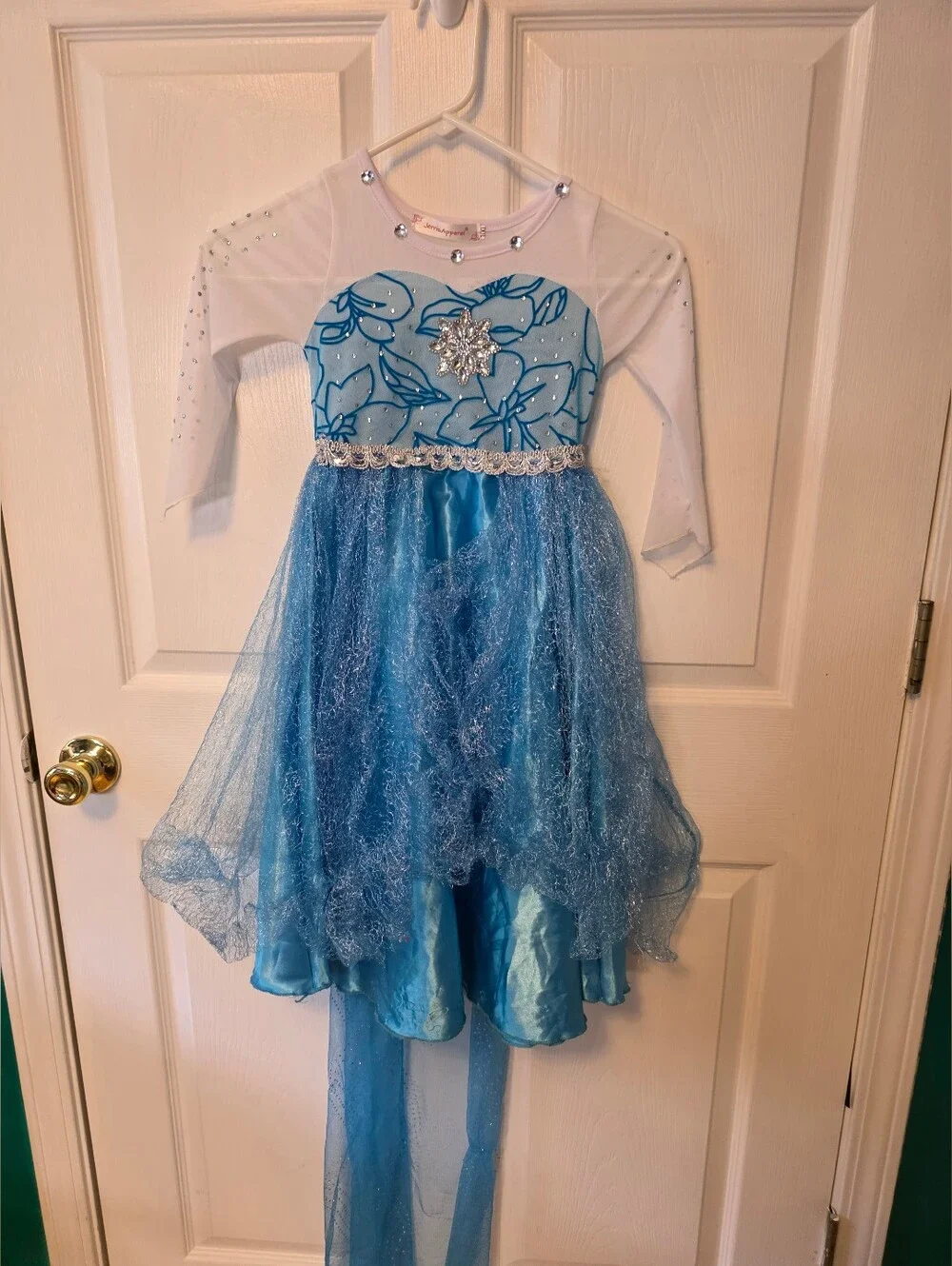 Blue Snowflake Princess Dress Costume Girls 100